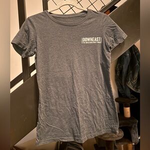 Downeast Cider Crew Neck T-Shirt Dark Grey